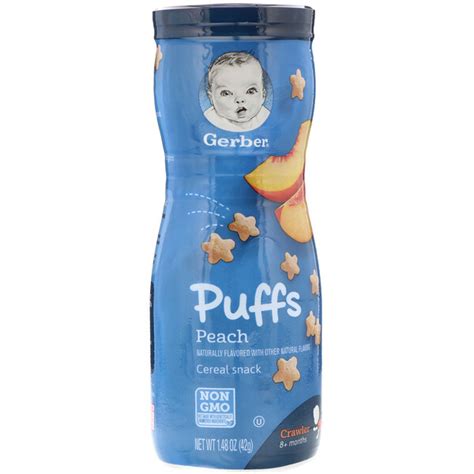Gerber Puffs Cereal Snack Crawler 8 Months Strawberry Apple 148