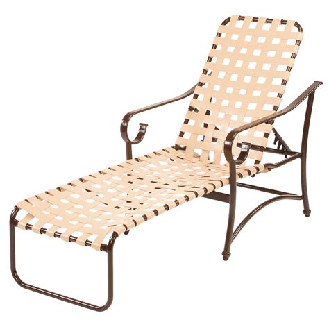 If your pool lounger or patio chaise lounge is missing a strap, you can order a vinyl replacement here or you could even cut one to size yourself. 16 in. Seat West Wind Style Aluminum Vinyl Strap Chaise ...