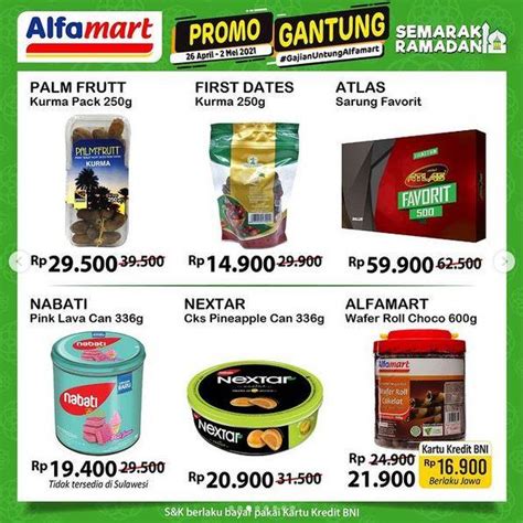 Yuk, segera stok kebutuhan harianmu dengan dapatkan aneka produk favoritmu dari #promogantungalfamart terbaru pekan ini dimana lagi kalau bukan di alfamart KATALOG Promo Alfamart Berlaku hingga 2 Mei 2021: Minyak ...