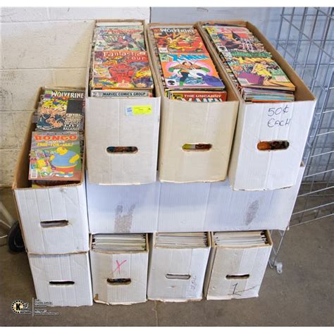 Comics Collection 11 Long Boxes Marvel Dc Misc