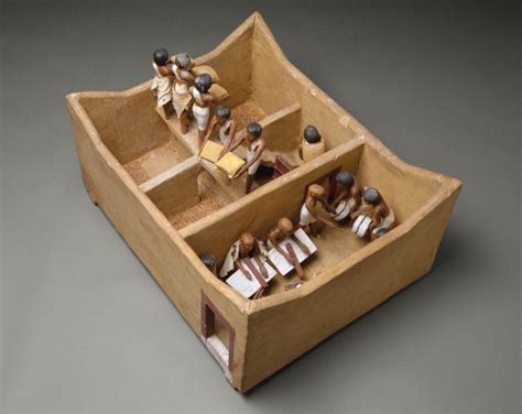 A Funerary Model Of A Granary Dating The From The 11th Dynasty Circa
