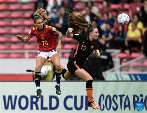 2022 FIFA U-20 Women's World Cup semifinal match: Spain vs. the 