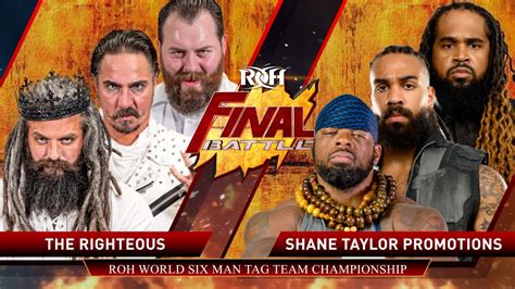 New Roh Six Man Tag Team Champions Crowned At Roh Final Battle