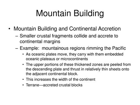 Ppt Mountain Building Powerpoint Presentation Free Download Id9283082