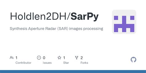 Github Holdlen2dhsarpy Synthesis Aperture Radar Sar Images Processing