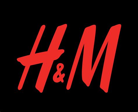 Hm Logo Marca Símbolo Rojo Diseño Hennes Y Mauritz Ropa Moda Vector