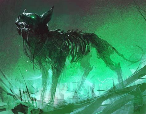 Pin By Paul Clawless On Speedpaints Demon Dog Mythical Creatures