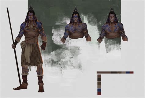 Artstation Tribal Character Design