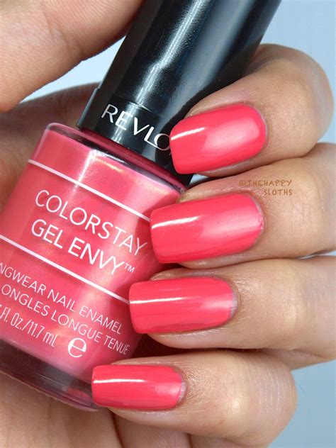 revlon colorstay gel envy longwear nail enamel and diamond top coat review and swatches the