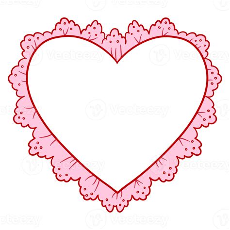 Pink Heart Frame 14967951 Png
