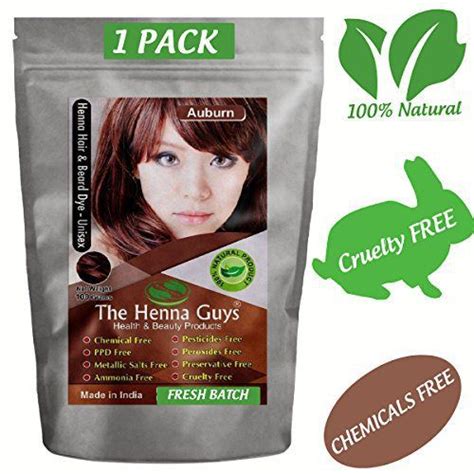 Auburn Henna Hair And Beard Color Dye 100 Grams The Henna Guys® Essential