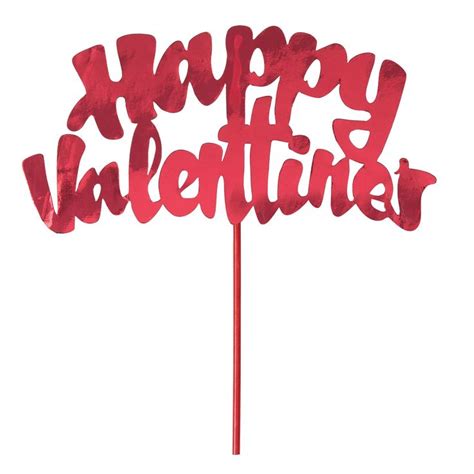 Pin on toppers | Happy valentines day, Happy valentine, Cake toppers