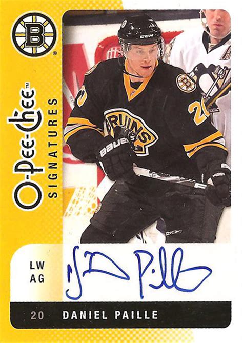 Daniel joseph paille is a canadian former professional ice hockey left winger. Condition Sensitive: Daniel Paille: Bruins Stanley Cup Auto