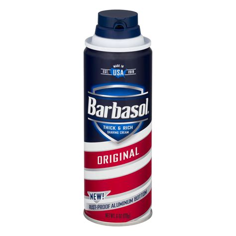 Barbasol Original Thick And Rich Shaving Cream For Men 6 Oz