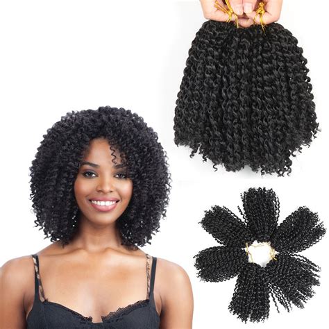Buy 8 Inch Short Passion Twist Crochet Hair 6 Bundles Marlybob Crochet