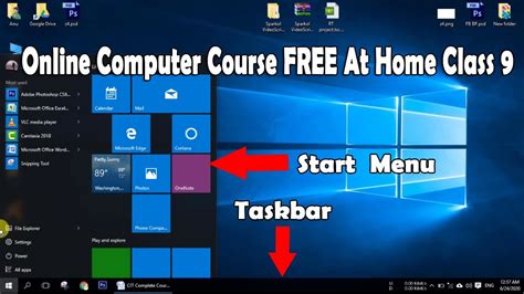 What Is Taskbar And Start Menu With Details Online Computer Course Free