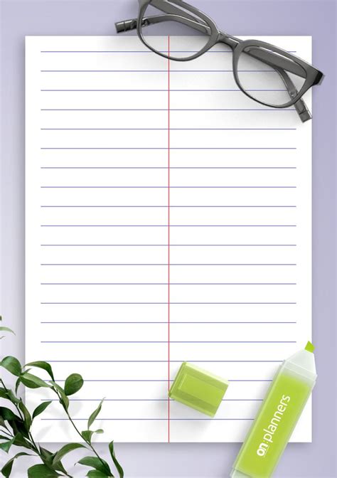 Free custom printable play money template. Printable Lined Paper Template with 8.7 mm line height and ...