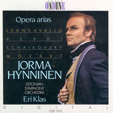 Opera Arias Baritone Hynninen Jorma Ondine