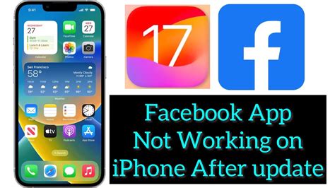 Facebook App Not Working On Iphone After Ios 17 Update Youtube