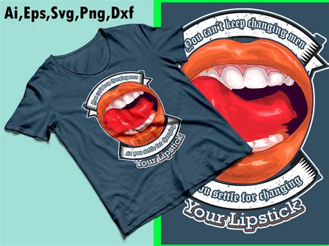 sexy lips t shirt design graphic by design master · creative fabrica