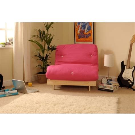 Sleepon Albury Pink Sofa Bed With Tufted Mattress Single Robert Dyas