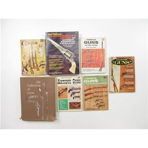 Assorted Gun Collecting Book Lot Switzers Auction And Appraisal Service