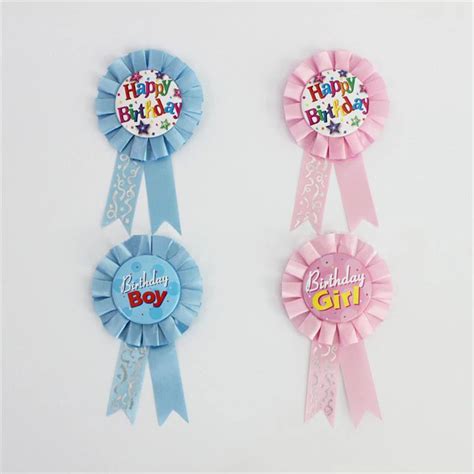 Baby Shower Ribbon Badge Birthday Party Favor Decoration Cute Design