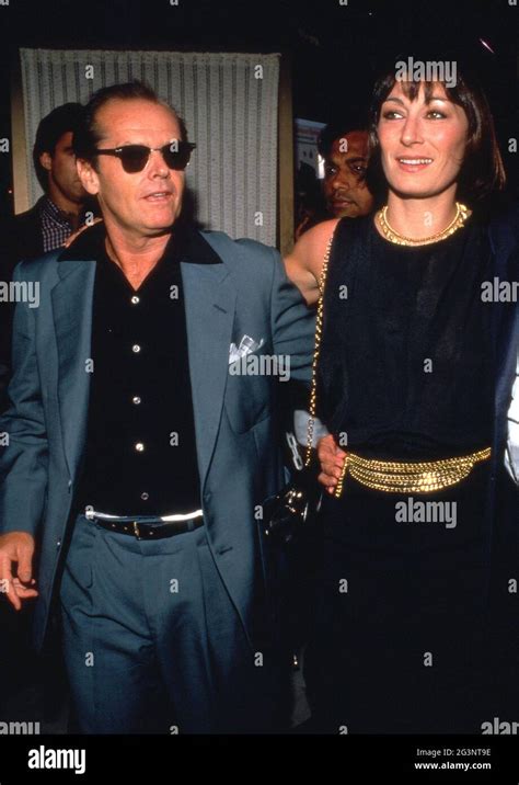 Jack Nicholson And Anjelica Huston Circa S Credit Ralph