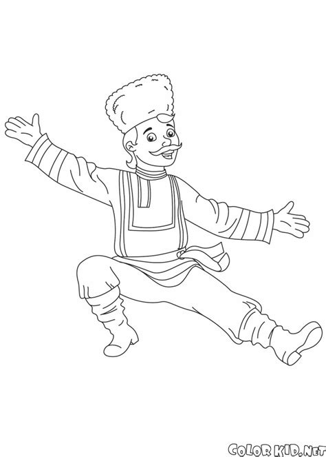 Dibujo para colorear - Rusia