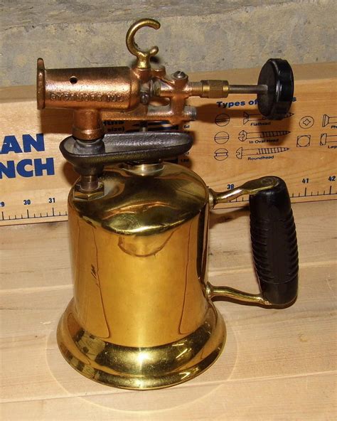 Antique Brass Blow Torch Blowtorch Info