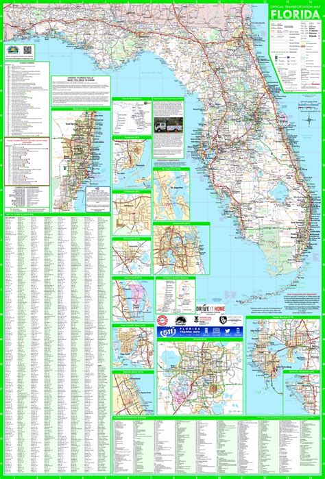 Printable Florida Map With Cities And Towns United States Map