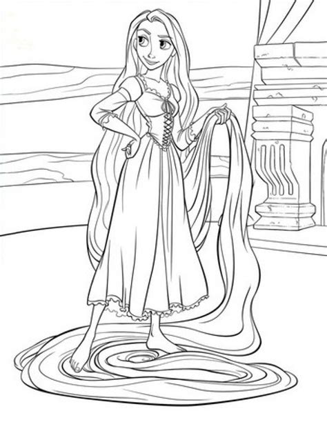 Get This Printable Rapunzel Coloring Pages EK1HU