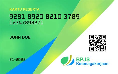 Download Template Kartu Bpjs Ketenagakerjaan Psd Denasetya In 2023