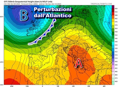 Meteo Seconda metà di OTTOBRE prepotente cambio di scenario l