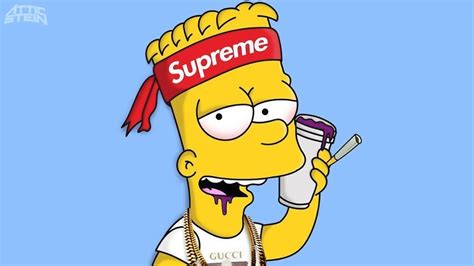 Free Bart Simpson Drip Type Beat Prod By Attic Stein Youtube