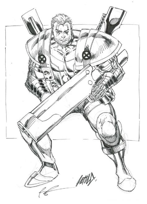 Cable By Rob Liefeld Comic Art Rob Liefeld Comics