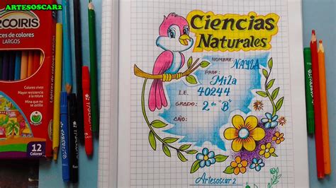 Caratulas De Cuadernos De Ciencias Naturales Marcacion Cuaderno Sexiz Pix