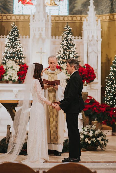 Catholic Wedding In Winter