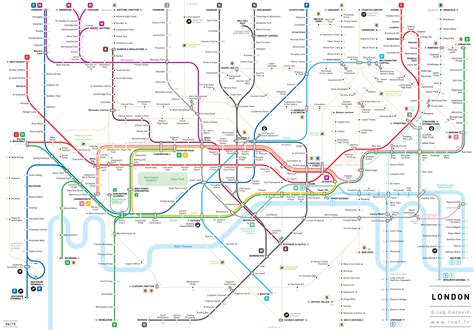 You Might Prefer This Unofficial Tube Map To The Original Now Here