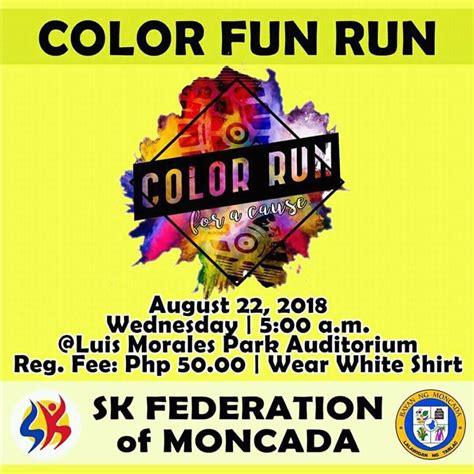Color Fun Run August 21 2018