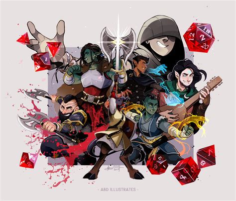 Dnd Party Commission By Abd Illustrates On Deviantart