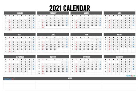 This page show you all week numbers 2021 with start date and end date of each week. 2021 Calendar With Week Number Printable Free / Free 2021 ...