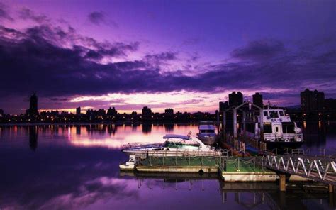 Photography Dusk Urban Cityscape City Harbor Ports Reflection