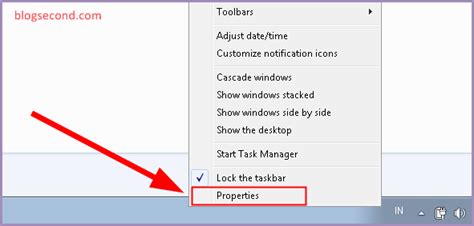 Cara Mengubah Letak Taskbar Pada Komputer Windows Blog Second