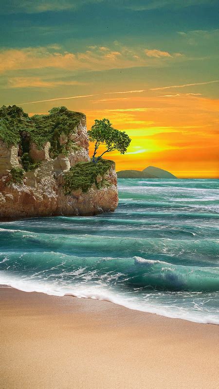 Os Sunset Island Tropical Beach Apps On Galaxy Store Nature