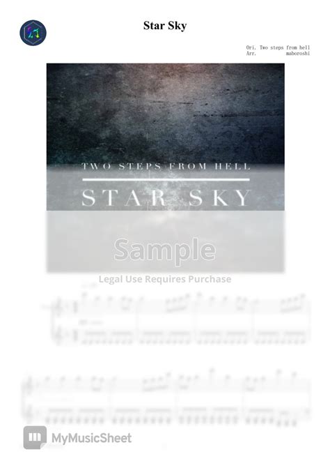 Two Steps From Hell 《star Sky》｜ 超震撼神曲 Piano Sheet Sheets By Maboroshi