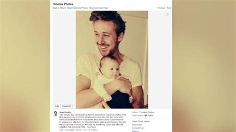Ryan Gosling Adopted Baby Hoax Dupes Facebook Fans