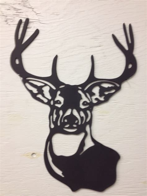 Metal Deer Buck Silhouette 15 X 11