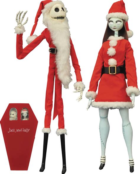 Jack And Sally Are Ready To Fill Mr Sandy Claws Boots This Year