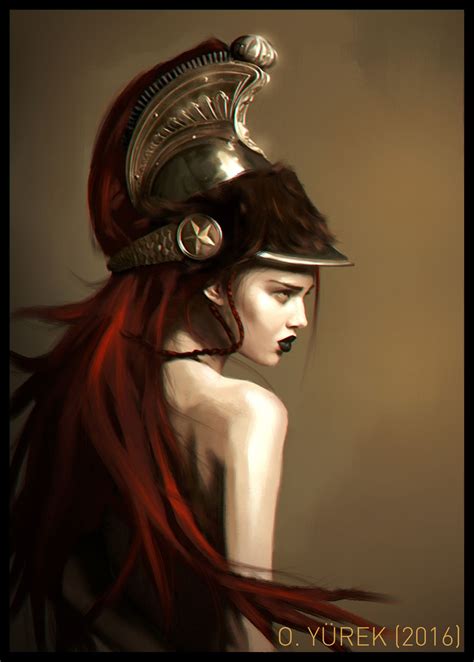 Artstation Athena Onur Yürek Female Warrior Art Greek Mythology